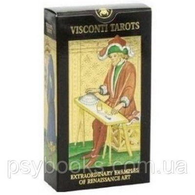 Таро Висконти с золотым тиснением &mdash; Visconti Tarot. Lo Scarabeo Оригинал 1620862963 фото