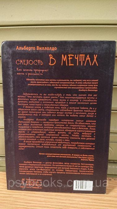 Альберто Виллолдо: Смелость в мечтах. Как шаманы превращают мечты в реальность Букинистика 1836882173 фото